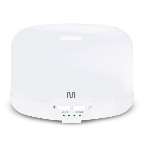 Difusor de Aromas Color Air USB com Iluminação LED em 7 cores Multi Saúde - HC217