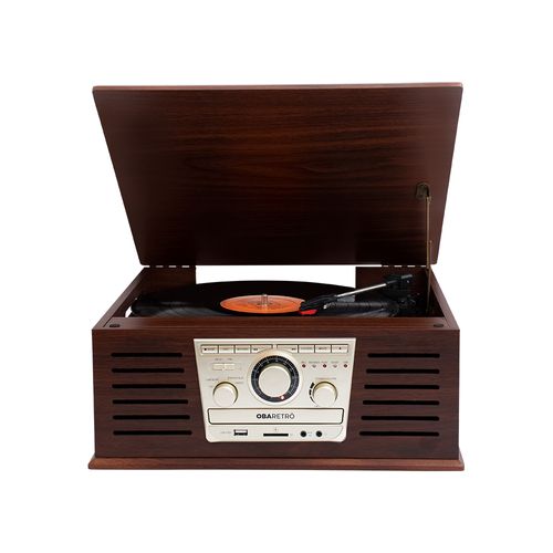 ObaRetrô Vitrola com Bluetooth Obabox - 27592