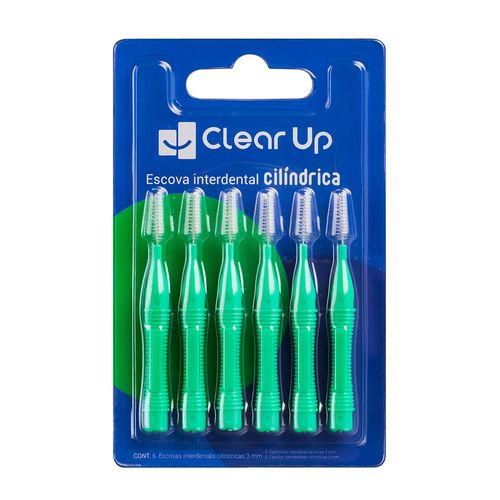 Escova Interdental Cônica - 6 unidades Clear Up Multi Saúde - HC600