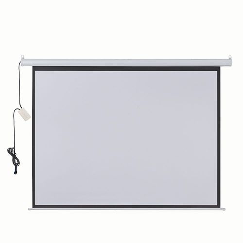Tela de Projeção Retrátil Elétrica 203 X 152cm 220v - AC355