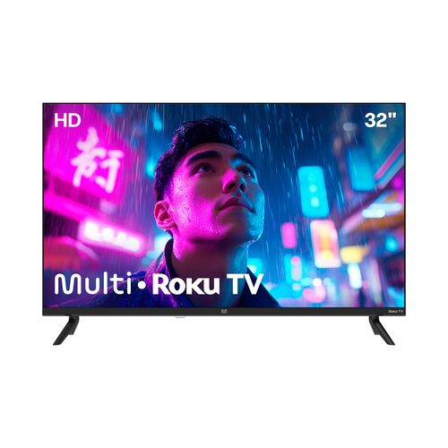 Smart TV Multi Roku 32"com imagem HD 3HDMI 2USB compatível com Alexa e Google Home - TL081E