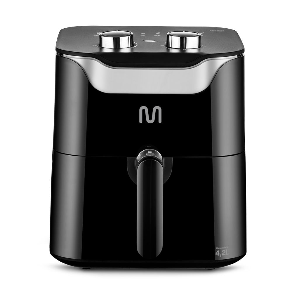 Air Fryer Multi com Cesto Quadrado 4.2L Preta 127v 1500w - GO231OUT [Reembalado]