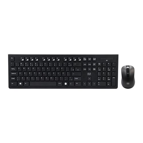 Kit Teclado e Mouse Sem Fio Com Conexão USB 1200 DPI - Multi (Multilaser) - TC212