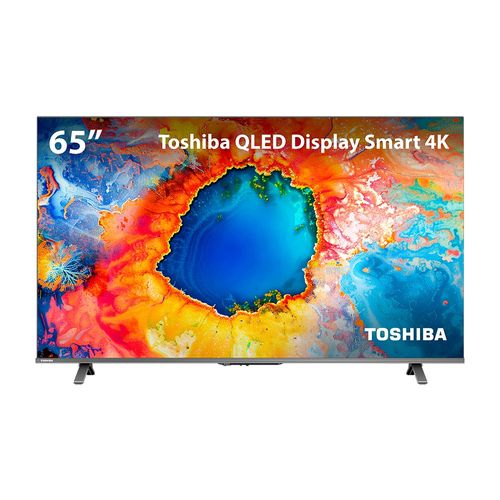 Smart TV QLED 65" 4K Toshiba 65C450NS Google TV - TB036M