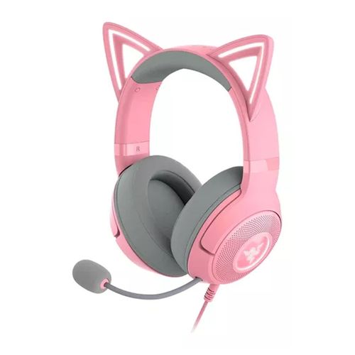 Headset Kraken Kitty V2 Quartz Edition Razer - RZ0404730200