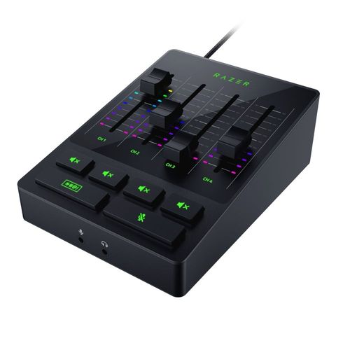Áudio Mixer Razer para Broadcasting e Streaming com 4 Controles de Canal - RZ1903860100R3U