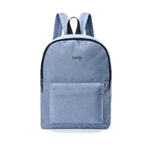Mochila Colors 15,6 Polegadas com Zíper Duplo e Costuras Resistentes Azul Keep - BO431