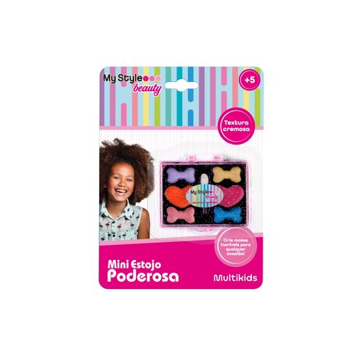 Estojo de Maquiagem Infantil My Style Beauty Mini Estojo Poderosa +5 Anos Multikids - BR1328OUT [Remanufaturado]