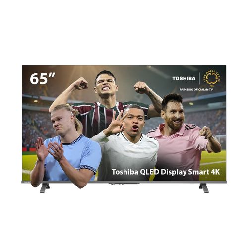 Smart TV QLED 65" 4K Toshiba 65C450NS Google TV - TB036M