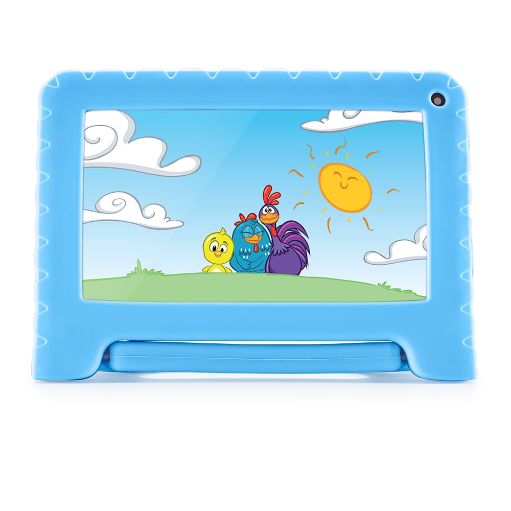Tablet Infantil Galinha Pintadinha 7" 4GB RAM, 64GB, Controle Parental, Wi-Fi, Android 13, Case, Quad Core - NB419OUT [Remanufaturado]