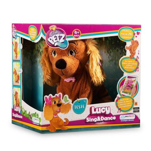 Cachorrinha Lucy Interativa com Sons e Movimentos Multikids - BR469