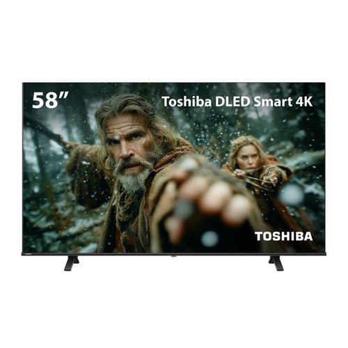 Smart TV DLED 58" 4K Toshiba VIDAA 3 HDMI 2 USB Wi-Fi