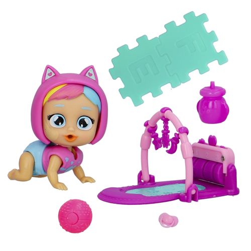 Boneca Cry Babies Playtime Millie Ginásio de Atividades Multikids - BR2464