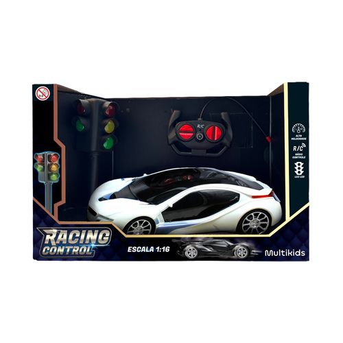 Carro de Corrida de Controle Remoto Com Luz Led Multikids - BR2138