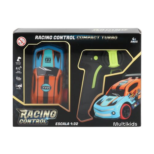 Carrinho De Corrida Turbo de Controle Remoto Laranja - BR2289