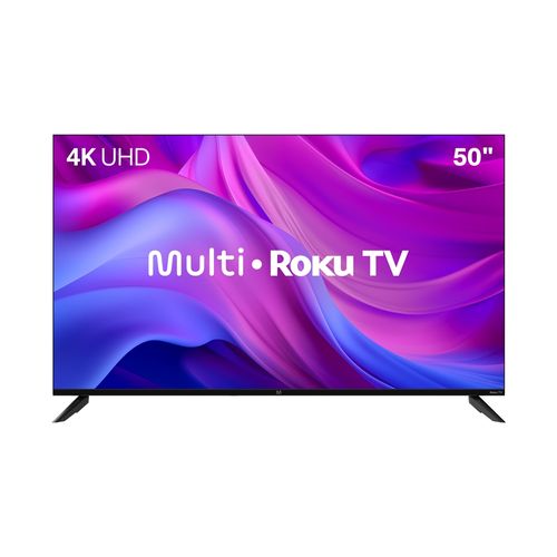 Multi Roku TV 50" Smart com imagem 4K 4 HDMI 2 USB compatível com Alexa e Google Home - TL059M