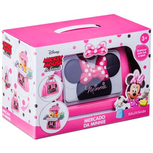 Maleta 3 em 1 Mercado da Minnie Com Som e Acessórios Multikids - BR1570OUT [Remanufaturado]