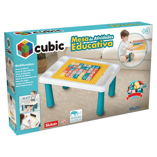 Mesa De Atividades Blocos de Montar Multikids - Br2278OUT [Remanufaturado]