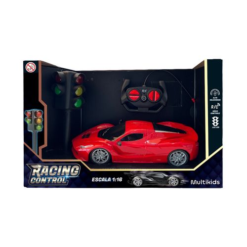 Carro de Corrida de Controle Remoto Com Farol Luz Led - BR2137OUT [Remanufaturado]