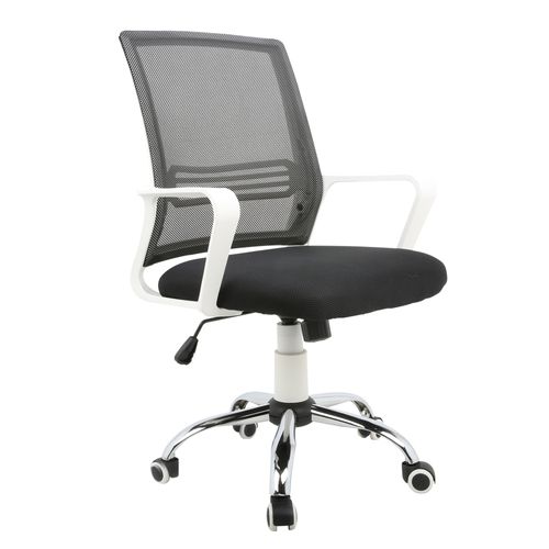 Cadeira de Escritório Unique Branca e Preta Multilaser - GA210OUT [Remanufaturado]