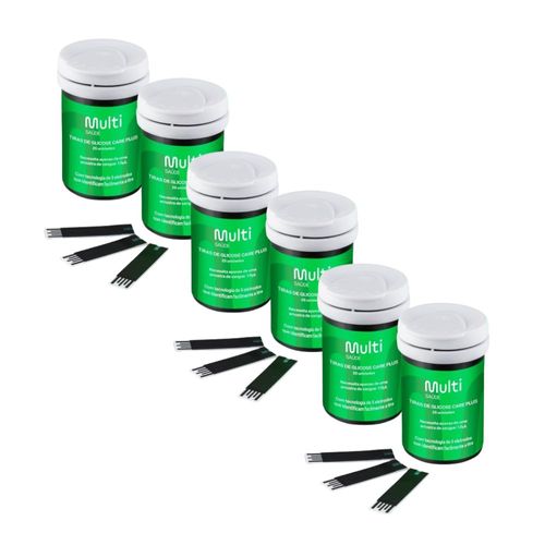 Kit 150 Tiras de Glicemia Care Plus Multi Saúde - HC489K2