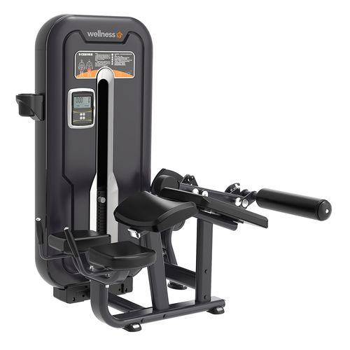 HORIZONTAL LEG CURL NIVUS PRETO 80KG - EM398V