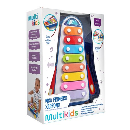 Brinquedo Meu Primeiro Xilofone Carrinho Multikids - BR1642
