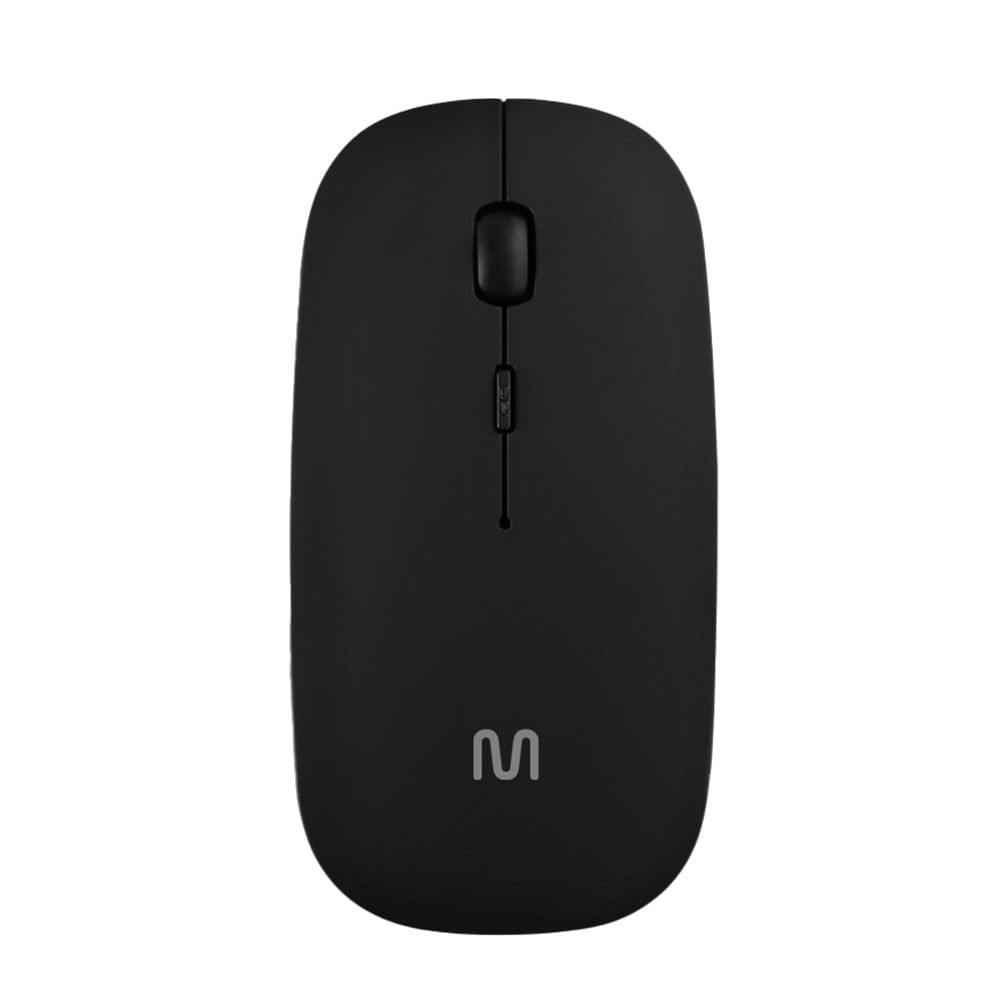 Mouse sem Fio Slim Recarregável Bateria de 400mAh 1600 - 2400 DPI 4 Botões Multi - MO290OUT [Reembalado]