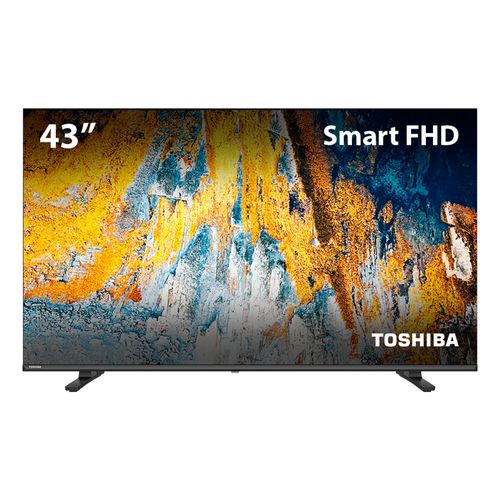Smart TV DLED 43" Full HD Toshiba 43V35L VIDAA 2 HDMI 2 USB Wi-Fi - TB017MOUT [Remanufaturado]
