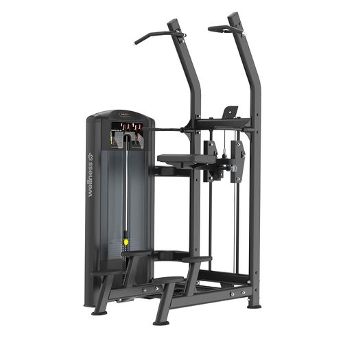 ASSISTED CHIN / DIP NIVUS PRETO 80KG - EM486