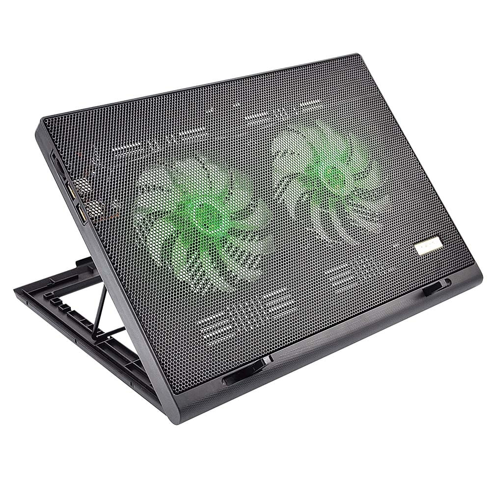 Cooler Para Notebook Power Gamer Led Verde Luminoso Multi (Multilaser) - AC267OUT [Reembalado]