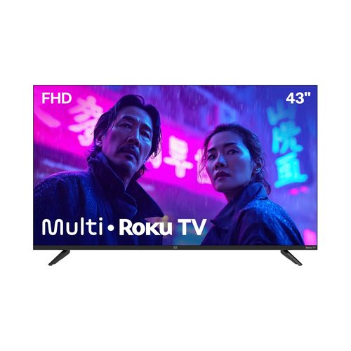 Multi Roku  TV 43" Smart DLED  FHD Wi-fi 3 HDMI Alexa e Google Home - TL082E
