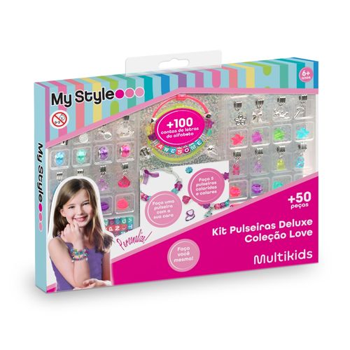 Kit de Pulseiras My Style Deluxe Coleção Love Multikids - BR2140OUT [Remanufaturado]