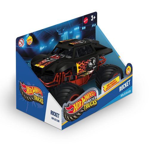 Caminhão Monstro Hot Wheels Com Luz e Som Multikids - BR2529