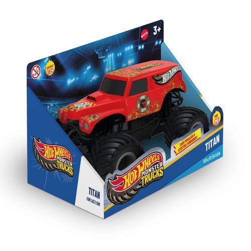Caminhão Monstro Hot Wheels Com Luz e Som - BR2530