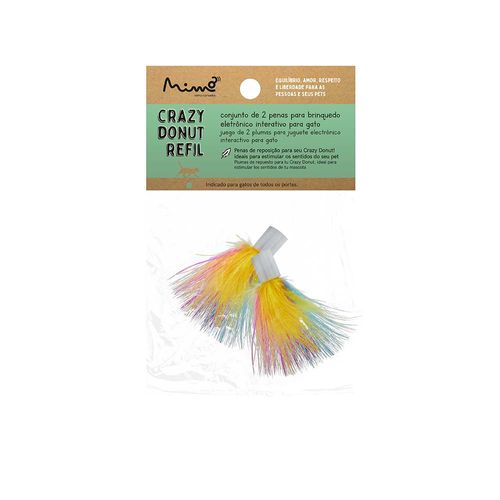 Brinquedo interativo para gato Mimo Tech reposição pena Cj 2 Pcs - PP016OUT [Remanufaturado]