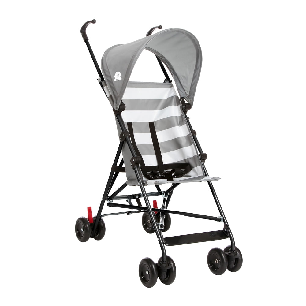 Carrinho de bebê Guarda-Chuva Multikids Malibu 6-15kg Cinza - BB366OUT [Remanufaturado]
