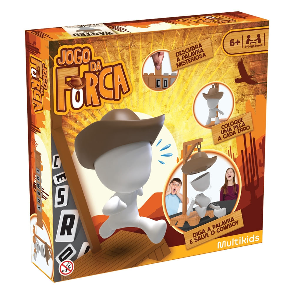 Encontraproduto.com.br - Jogo da Forca Magnético C/ Boneco Interativo Multikids - BR2334OUT [Reembalado]