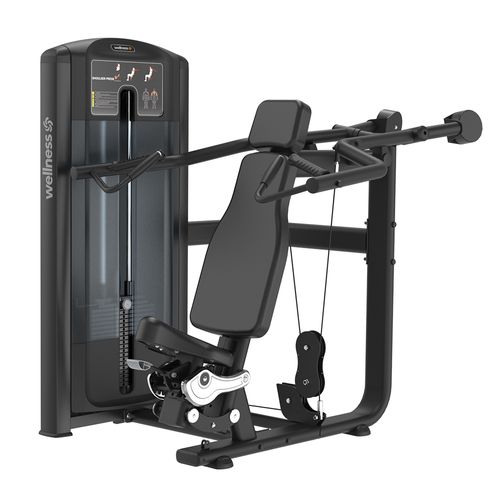 SHOULDER PRESS NIVUS PRETO 70KG - EM481