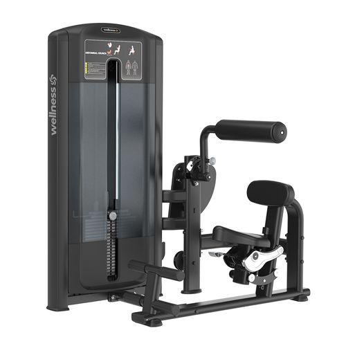 ABDOMINAL CRUNCH NIVUS PRETO 80KG - EM487