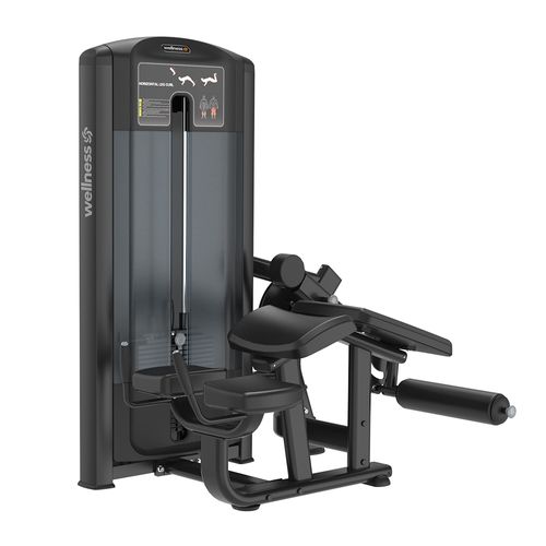 HORIZONTAL LEG CURL NIVUS PRETO 80KG - EM492