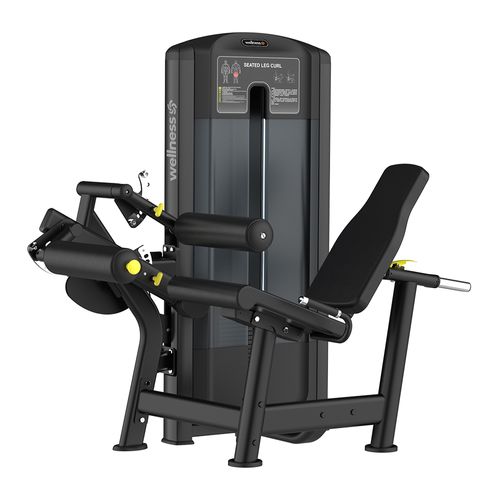 SEATED LEG CURL NIVUS PRETO 90KG - EM491