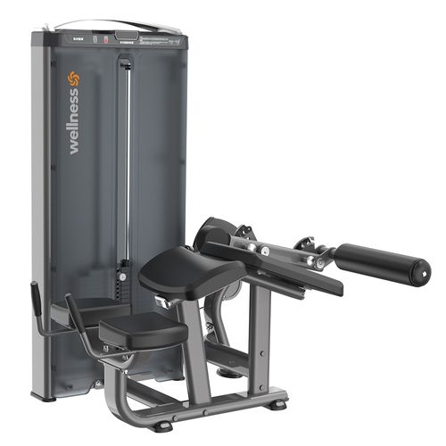 HORIZONTAL LEG CURL PRESTIGE PRETO 80KG - EM418V