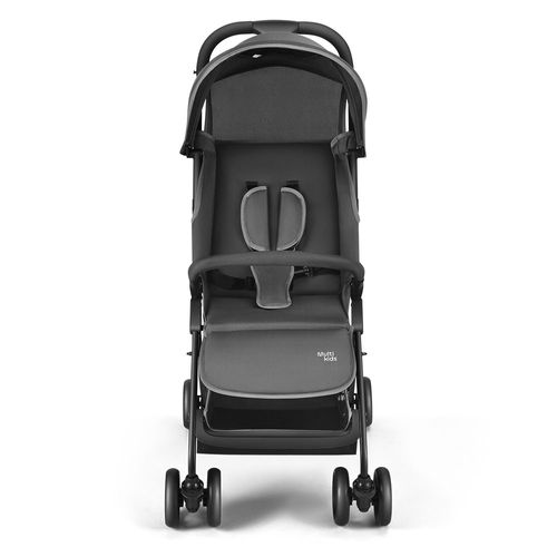 Carrinho de bebê compacto Multikids Spy 0 até 15kg Cinza - BB425OUT [Remanufaturado]