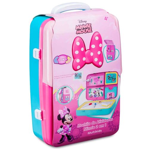 Mochila de Atividades da Minnie Com Canetinhas e Acessórios Multikids - BR1588OUT [Remanufaturado]