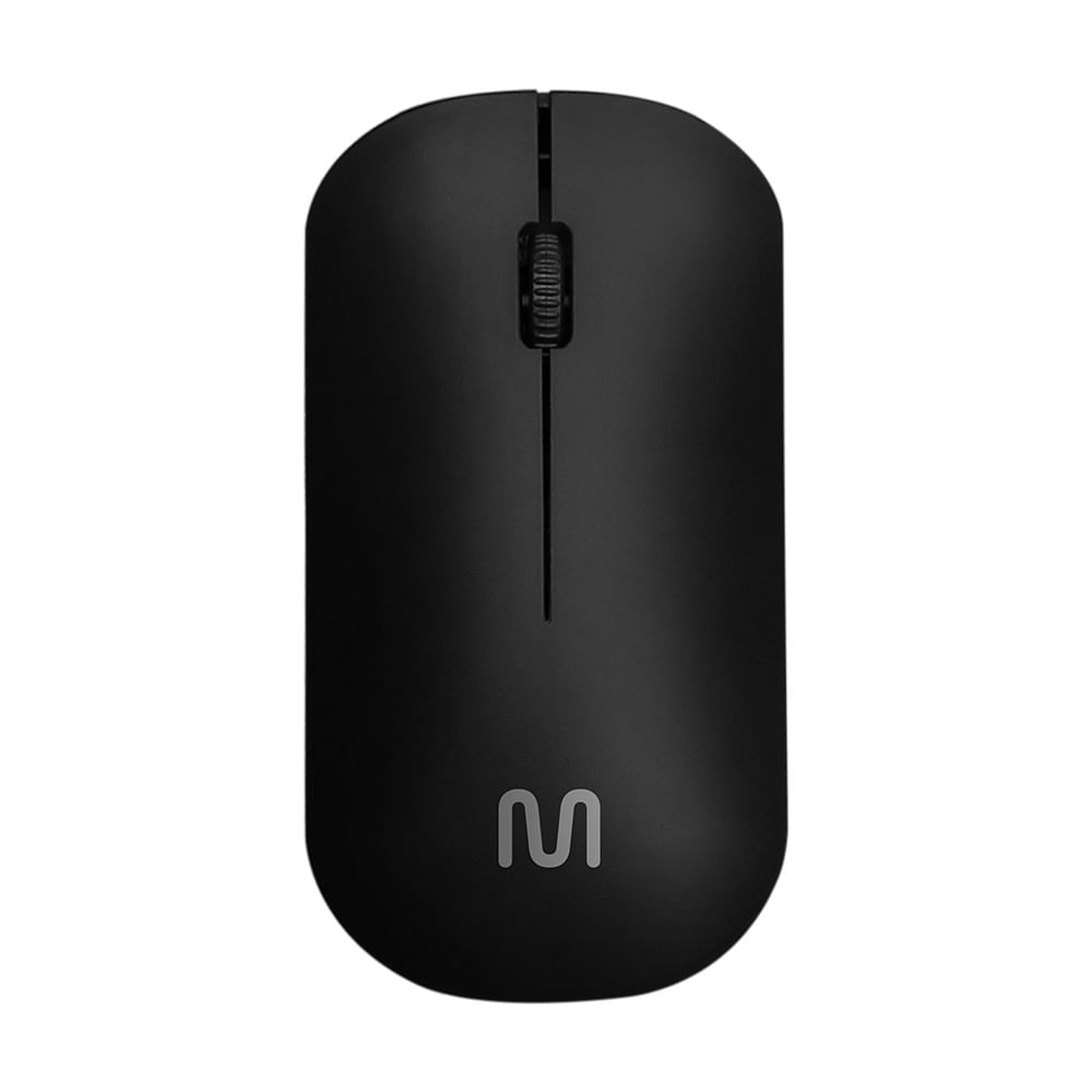 Mouse Sem Fio Slim Box Conexão Usb 1200dpi 3 Botões Preto Multi (Multilaser) - MO307OUT [Reembalado]