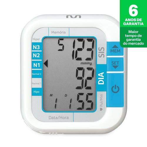 Monitor de Pressão Arterial Digital de Pulso Multi Saúde - HC204OUT [Remanufaturado]