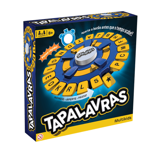 Jogo de Tabuleiro Tapalavras Multikids - BR1969