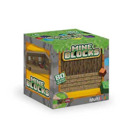 Blocos Magnéticos Mineblocks 80 Blocos - Window Box - BR2513