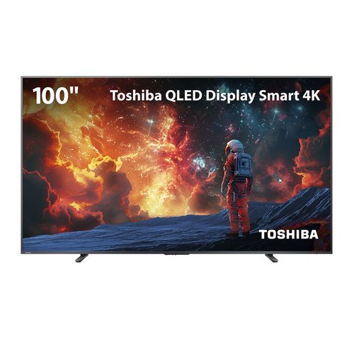 Smart TV QLED 100 4K UHD Toshiba Google TV 4HDMI 2USB 1AV - 100Z670RS